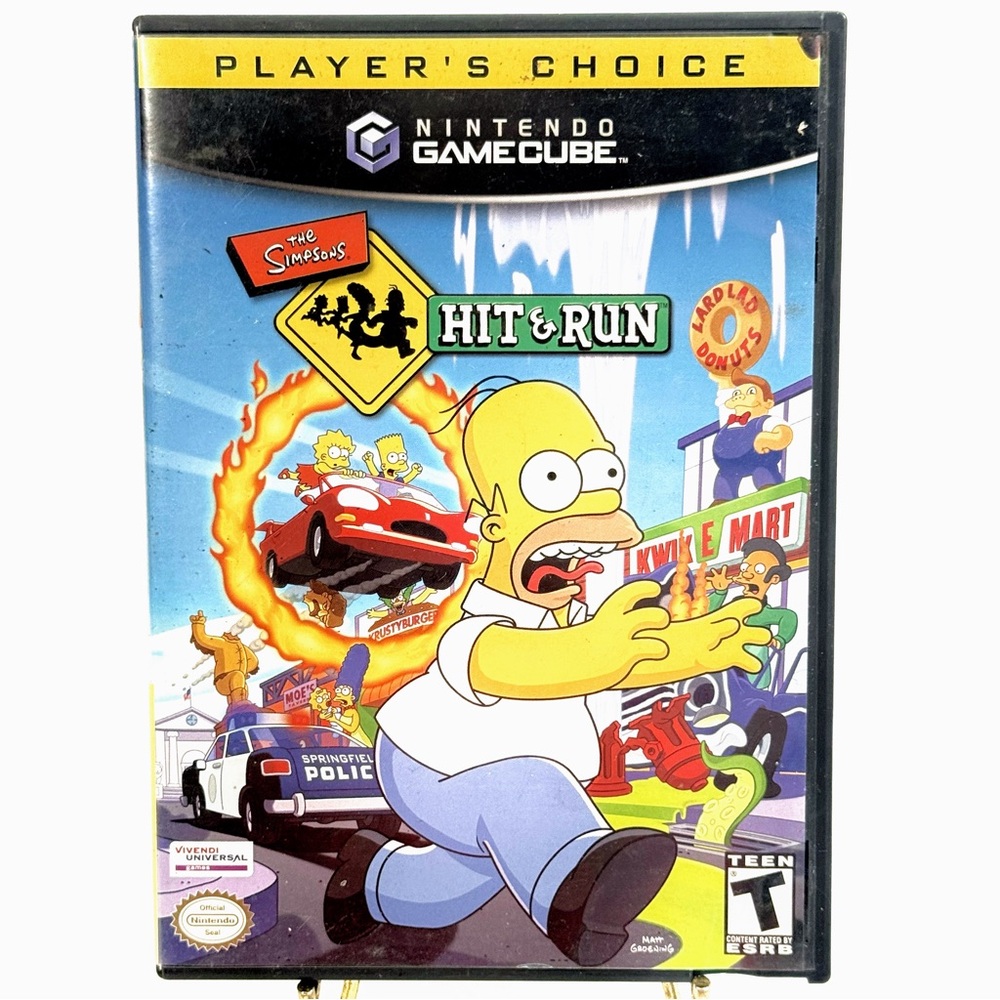 Vintage Nintendo GameCube The Simpsons: Hit & Run Video Game 29th Century Fox